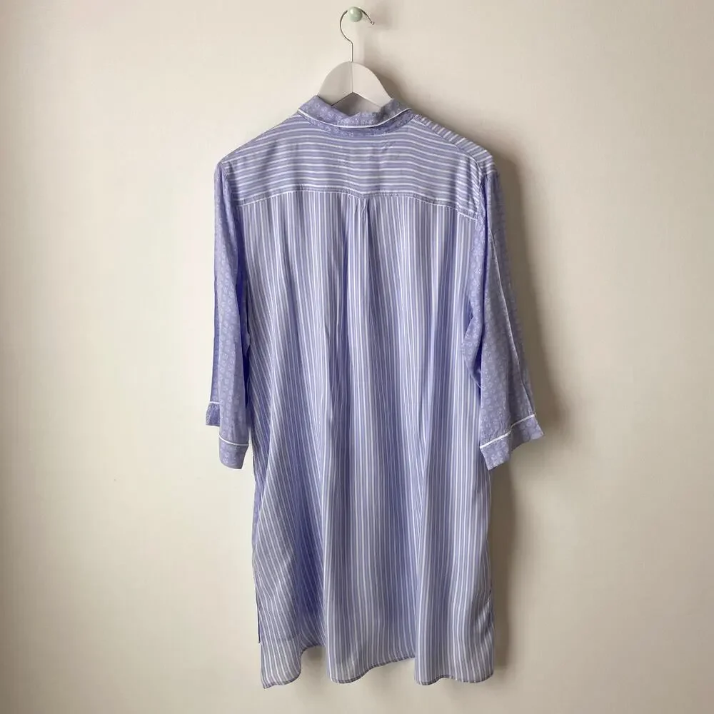 DKNY Light Blue Sleep Shirt Size XL